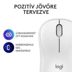 Logitech M240 Silent Bluetooth mouse Off White - Image 3