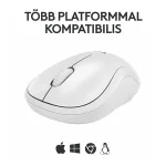Logitech M240 Silent Bluetooth mouse Off White - Image 6