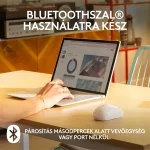 Logitech M240 Silent Bluetooth mouse Off White - Image 7