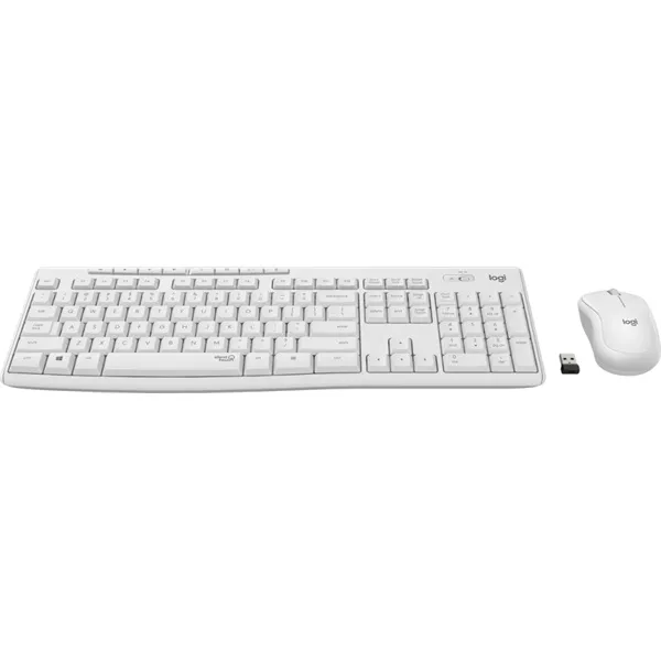 Logitech MK295 Silent wireless keyboard +mouse White HU - Image 7