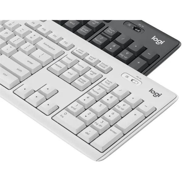 Logitech MK295 Silent wireless keyboard +mouse White HU - Image 8