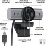 Logitech MX Brio 4K Ultra HD szürke webkamera - Image 8