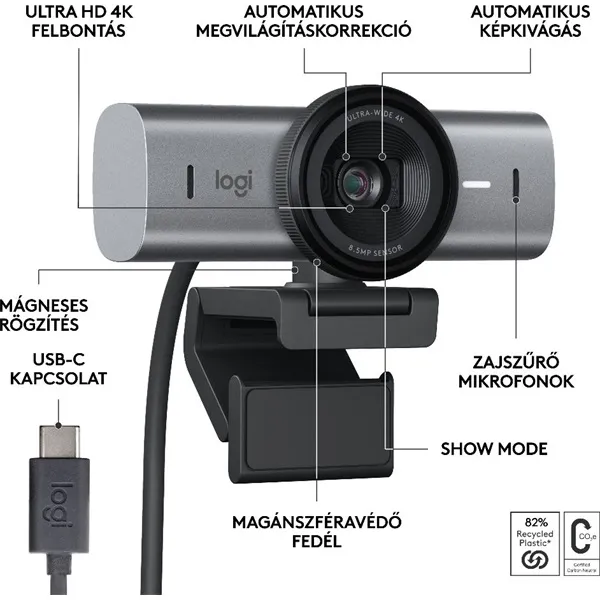 Logitech MX Brio 705 for Business grafit webkamera - Image 5