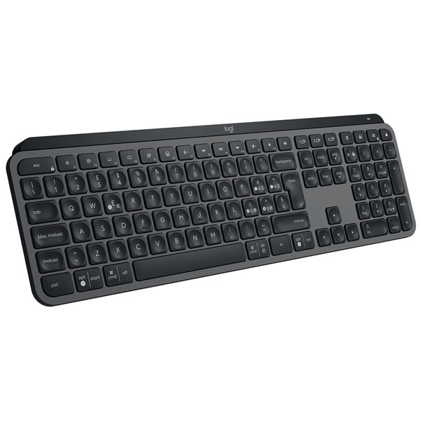 Logitech MX Keys S lézergravírozott magyar kiosztású grafitszürke vezeték nélküli billentyűzet - Image 7