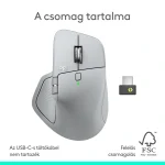 Logitech MX Master 4 Mouse Pale Gray - Image 20