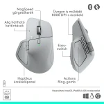 Logitech MX Master 4 Mouse Pale Gray - Image 22