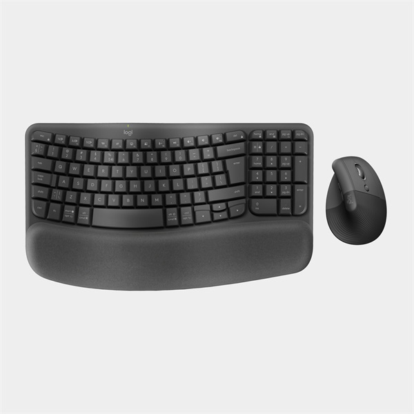 Logitech Wave Keys + Lift combo US vezeték nélküli grafitszürke billentyűzet és egér - Image 1