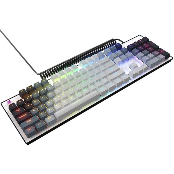 Lorgar Azar 514 RGB, fehér vezetékes mechanikus gamer billentyűzet - Image 2