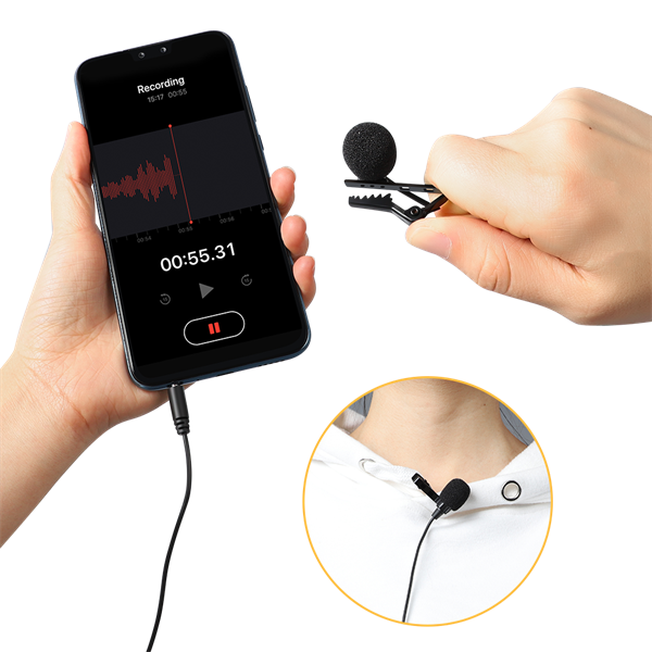 SBOX PM-402 Csiptethető mikrofon, 3.5 mm - Image 9