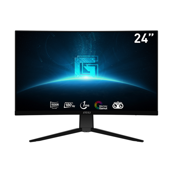 MSI 24" Optix G2422C FHD VA 180Hz DP/HDMI ívelt gamer monitor - Image 1