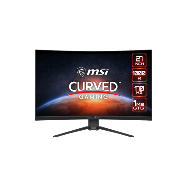 MSI 27" MAG 275CQRF-QD WQHD VA 170Hz HDMI/DP/USB-C ívelt gamer monitor - Image 1