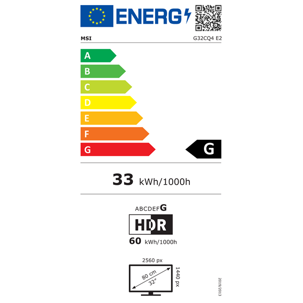 MSI 31,5" G32CQ4 E2 QHD VA 170Hz DP/HDMI ívelt gamer LED monitor - Image 6