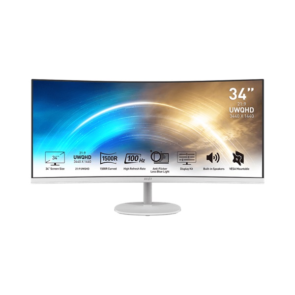 Msi 34" MP341CQW LED Curved - Image 1