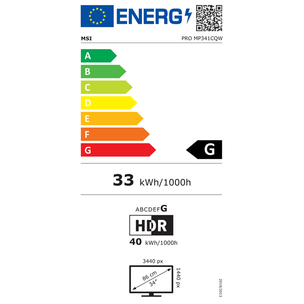 Msi 34" MP341CQW LED Curved - Image 6