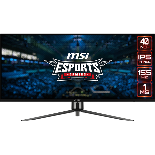 MSI 40" MAG401QR WQHD IPS 155Hz 2xHDMI/DP/USB-C fekete HDR gamer monitor - Image 1
