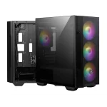 MSI FORGE M100R (táp nélküli) ablakos 4xARGB fekete mATX ház - Image 2