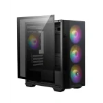MSI FORGE M100R (táp nélküli) ablakos 4xARGB fekete mATX ház - Image 3