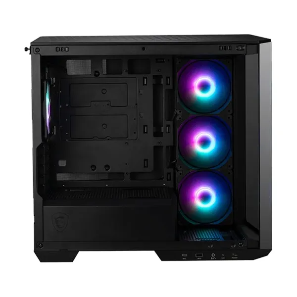 MSI PANO M100R PZ BLACK ARGB (táp nélküli) ablakos mATX ház - Image 5