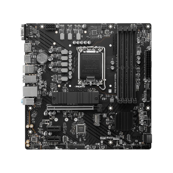 MSI PRO B760M-P DDR4 Intel B760 LGA1700 mATX alaplap - Image 2