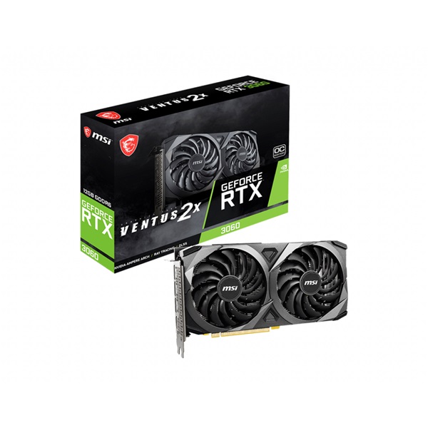 MSI GeForce RTX 3060 VENTUS 2X 12G OC nVidia 12GB GDDR6 192bit PCIe videókártya - Image 5
