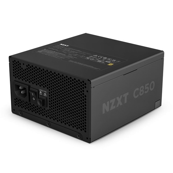 NZXT ATX 3.1 850W 80+ Gold ventillátorral moduláris fekete tápegység - Image 7