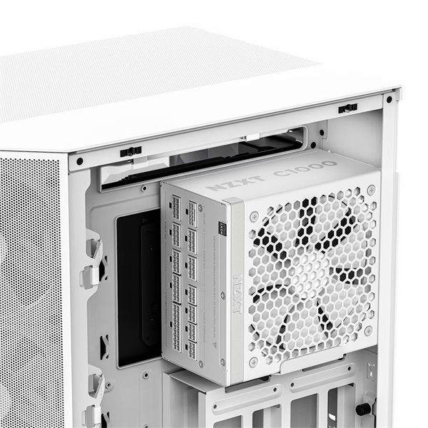 NZXT ATX 3.X 1000W 80+ Gold ventillátorral moduláris fehér tápegység - Image 6