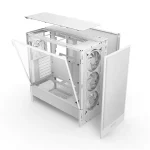 NZXT H5 Flow RGB (2024) fehér RGB (táp nélküli) ablakos mATX ház - Image 10