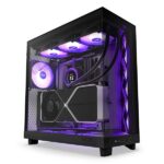 NZXT H6 Flow RGB (2023) fekete (táp nélküli) ablakos ATX ház - Image 2