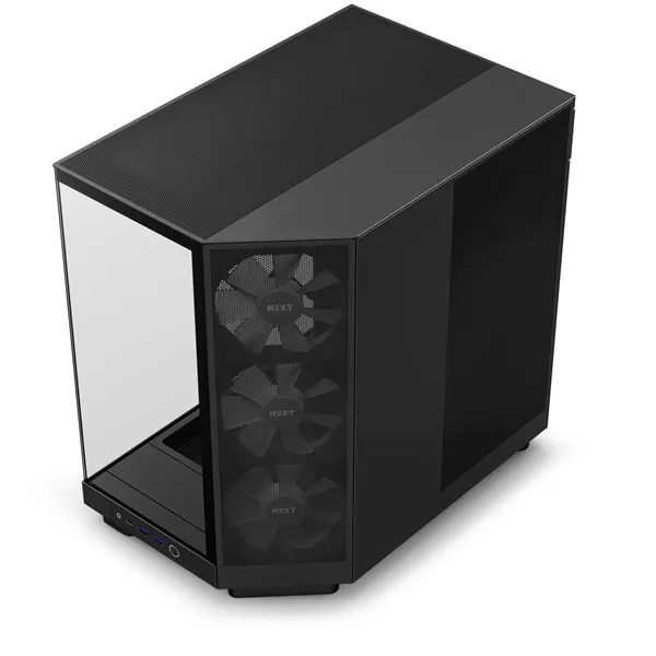 NZXT H6 Flow RGB (2023) fekete (táp nélküli) ablakos ATX ház - Image 7
