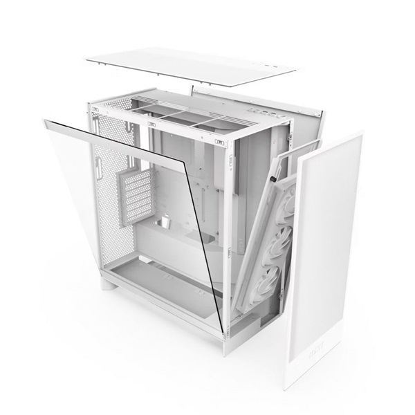 NZXT_H7_Flow_2024_RGB_Feher_Tap_nelkuli_ablakos_ATX_haz-i41298535.jpg NZXT H7 Flow 2024 RGB Fehér (Táp nélküli) ablakos ATX ház - Image 6