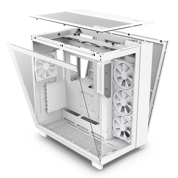 NZXT H9 Elite Fehér (Táp nélküli) ablakos ATX ház - Image 5