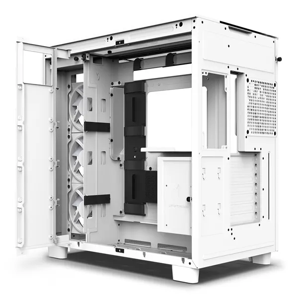 NZXT H9 Elite Fehér (Táp nélküli) ablakos ATX ház - Image 6