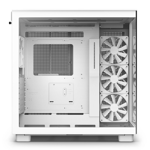 NZXT H9 Flow Fehér (Táp nélküli) ablakos ATX ház - Image 3