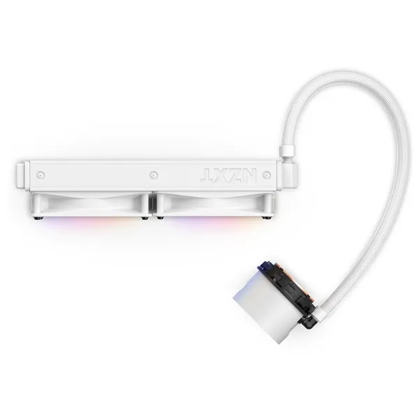 NZXT Kraken 240 240mm  2x120mm AIO RGB LCD fehér vízhűtéses processzor hűtő - Image 3