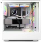 NZXT Kraken 240 240mm  2x120mm AIO RGB LCD fehér vízhűtéses processzor hűtő - Image 5
