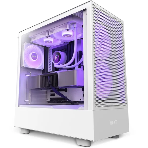 NZXT Kraken 240 240mm  2x120mm AIO RGB LCD fehér vízhűtéses processzor hűtő - Image 7