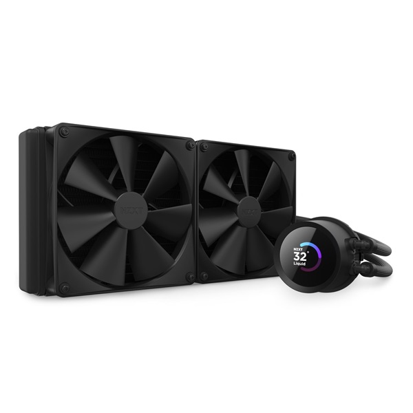 NZXT Kraken 280 280mm 2x140mm AIO RGB fekete vízhűtéses processzor hűtő - Image 1