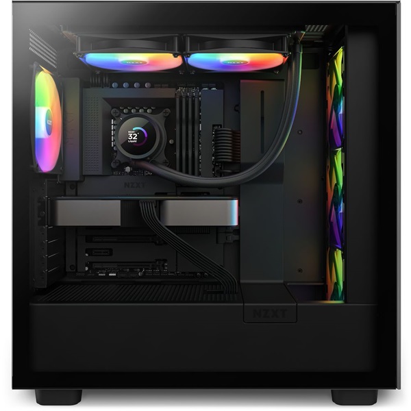 NZXT Kraken 280 280mm 2x140mm AIO fekete vízhűtéses processzor hűtő - Image 5