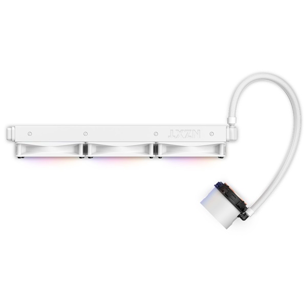 NZXT Kraken 360mm  AIO RGB LCD Liquid Cooler fehér hűtő - Image 2