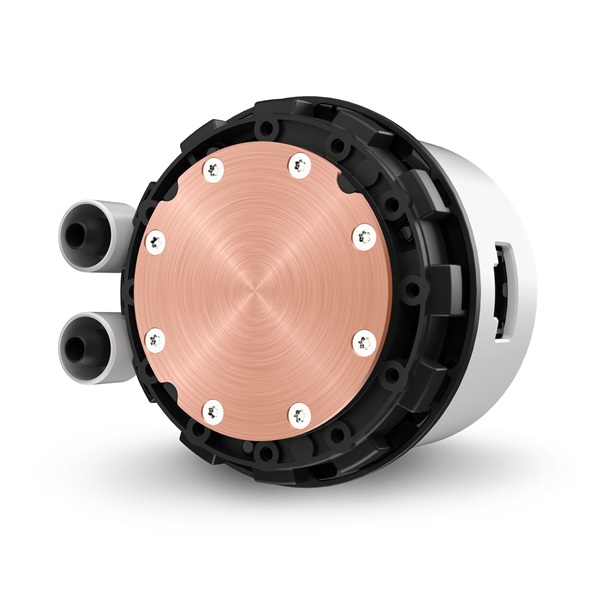 NZXT Kraken 360mm  AIO RGB LCD Liquid Cooler fehér hűtő - Image 4