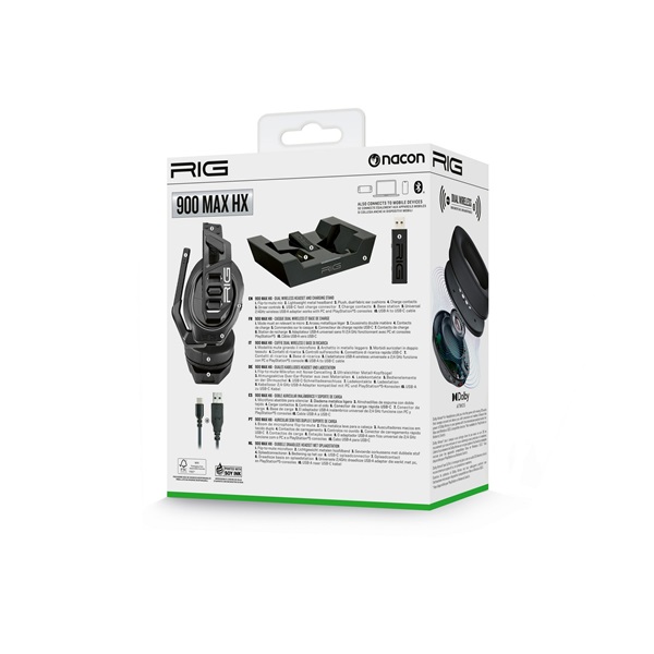 Nacon 2809611 RIG 900 MAX HS XBOX fekete gamer headset - Image 5