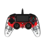 Nacon 2804955 Compact PS4 vezetékes átlátszó-halványpiros kontroller - Image 2