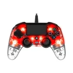 Nacon 2804955 Compact PS4 vezetékes átlátszó-halványpiros kontroller - Image 3