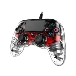 Nacon 2804955 Compact PS4 vezetékes átlátszó-halványpiros kontroller - Image 4