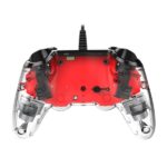 Nacon 2804955 Compact PS4 vezetékes átlátszó-halványpiros kontroller - Image 7
