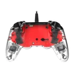 Nacon 2804955 Compact PS4 vezetékes átlátszó-halványpiros kontroller - Image 7