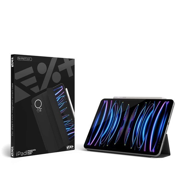 NextOne IPD11-SMART-BLK iPad 11" fekete tablet tok - Image 1