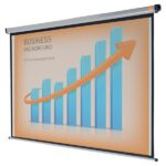 Nobo 175x132,5cm fali vetítővászon - Image 4