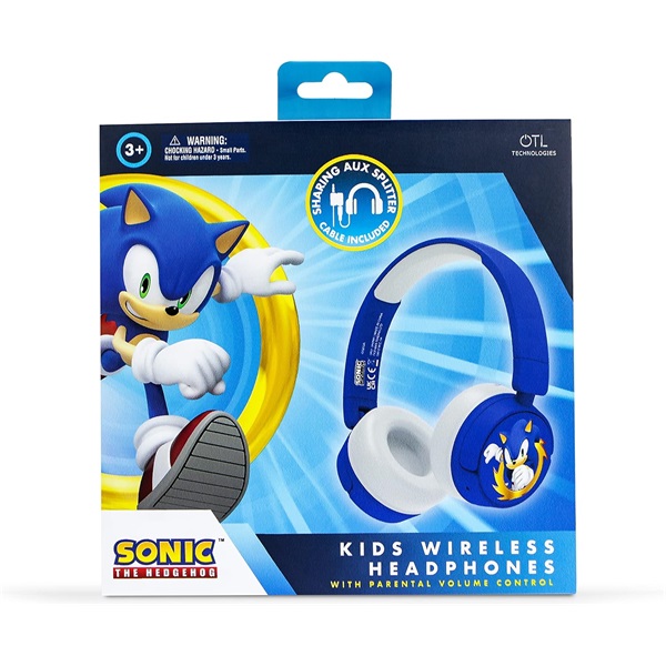 OTL SH0985 Sonic the Hedgehog vezeték nélküli gyerek fejhallgató - Image 6