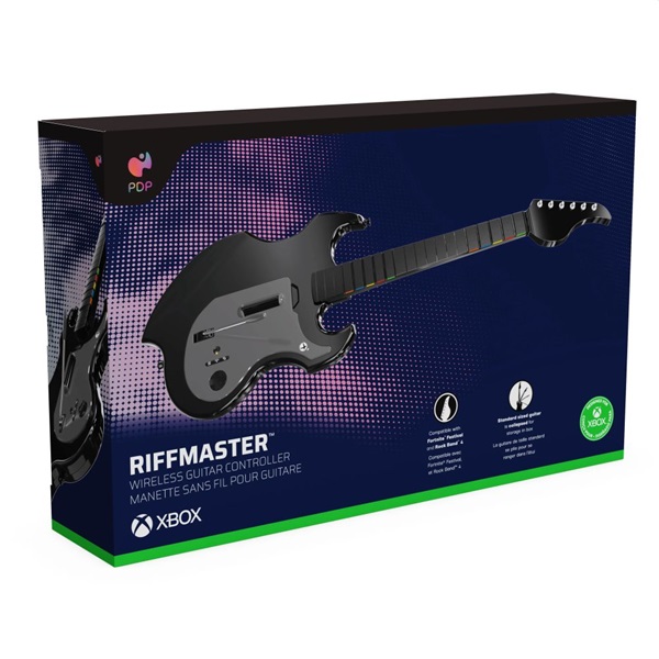 PDP 049-034-BK Riffmaster Xbox Series X|S/Xbox One/PC fekete vezeték nélküli gitár vezérlő - Image 8